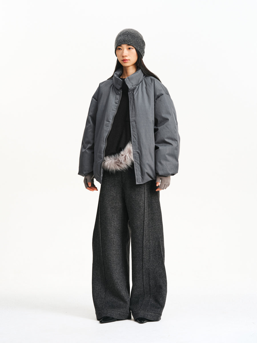 Three-dimensional cut casual pants