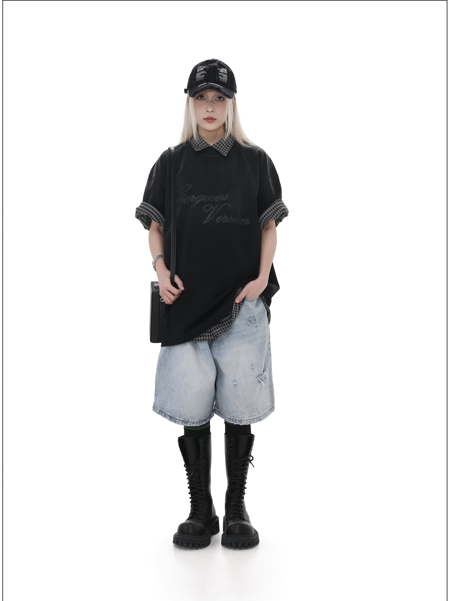 Loose-fitting straight shorts