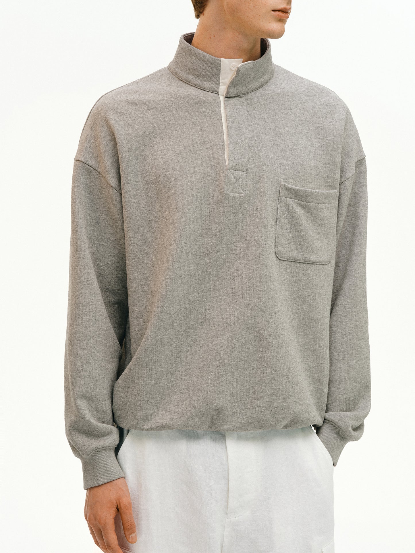 Stand Collar Sweatshirt