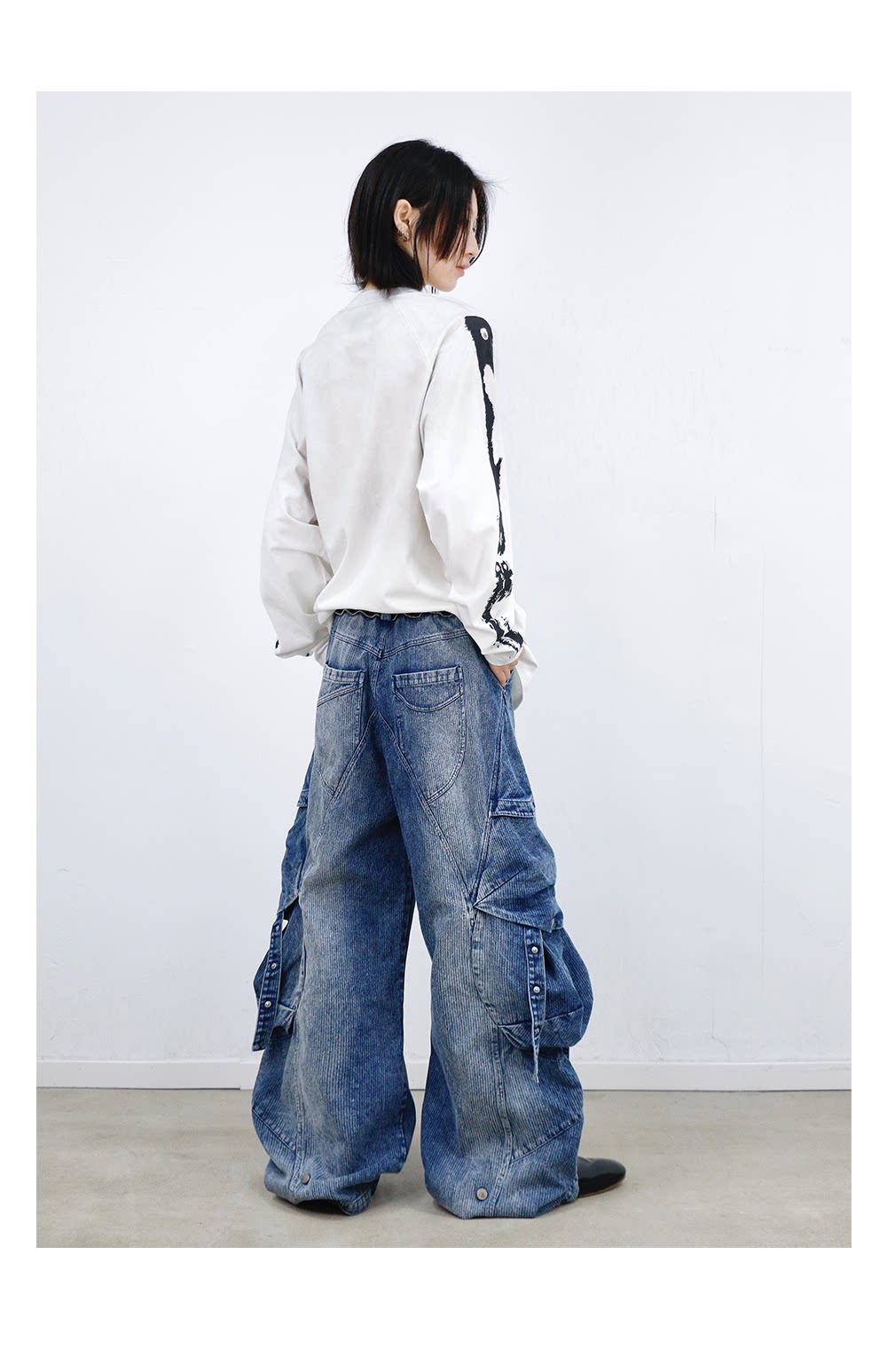 Ripple Bag Rewash Jeans