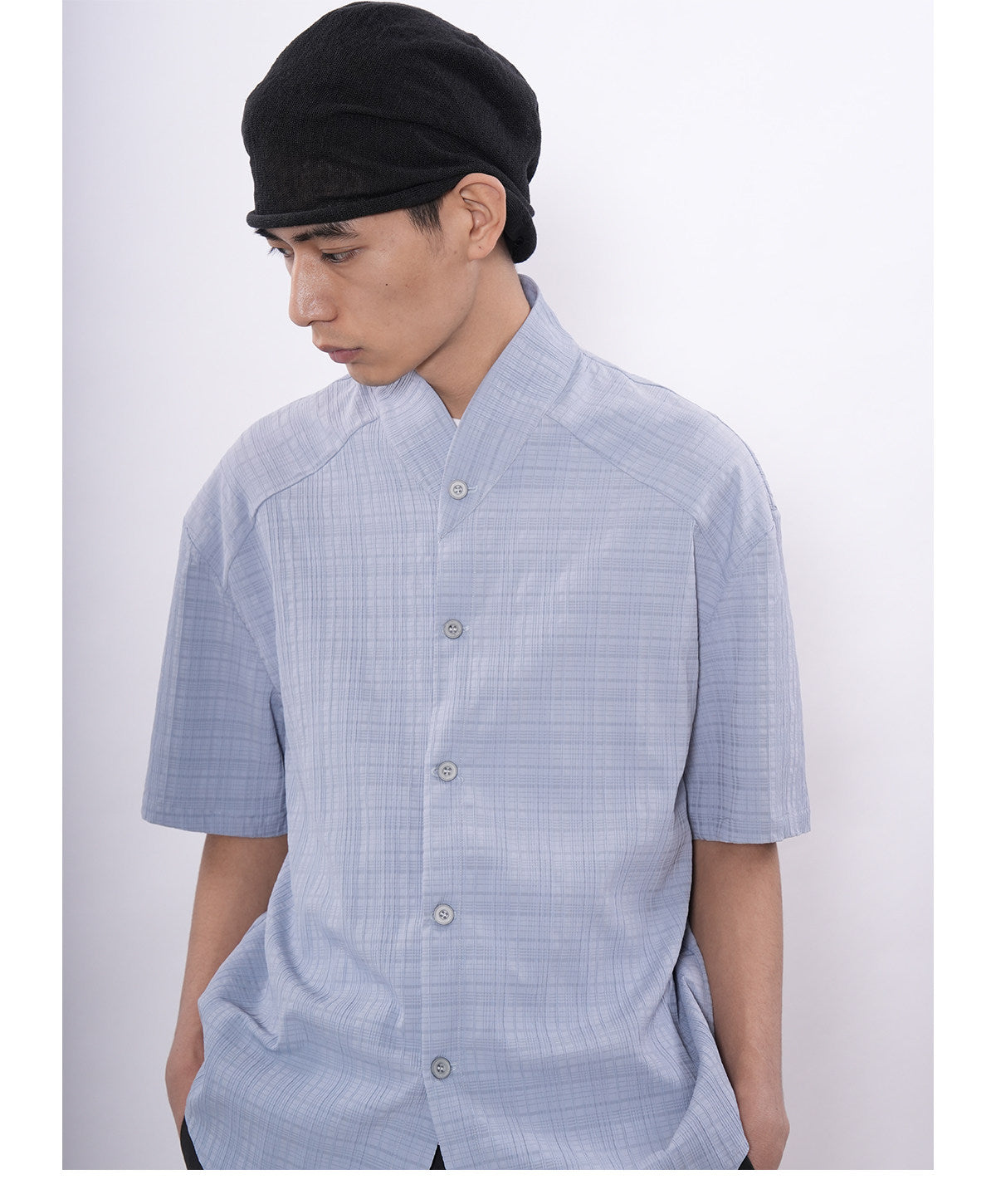 Stand-up Collar Shirt