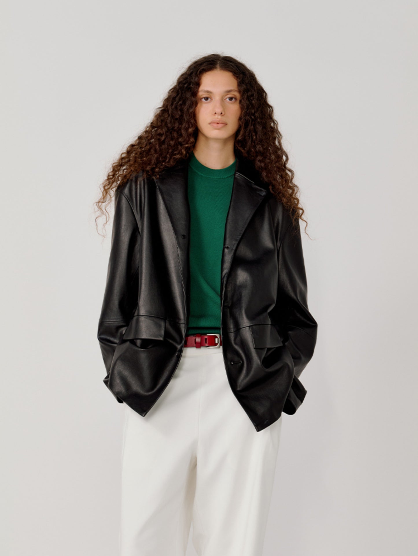 Vintage Eco Leather Jacket