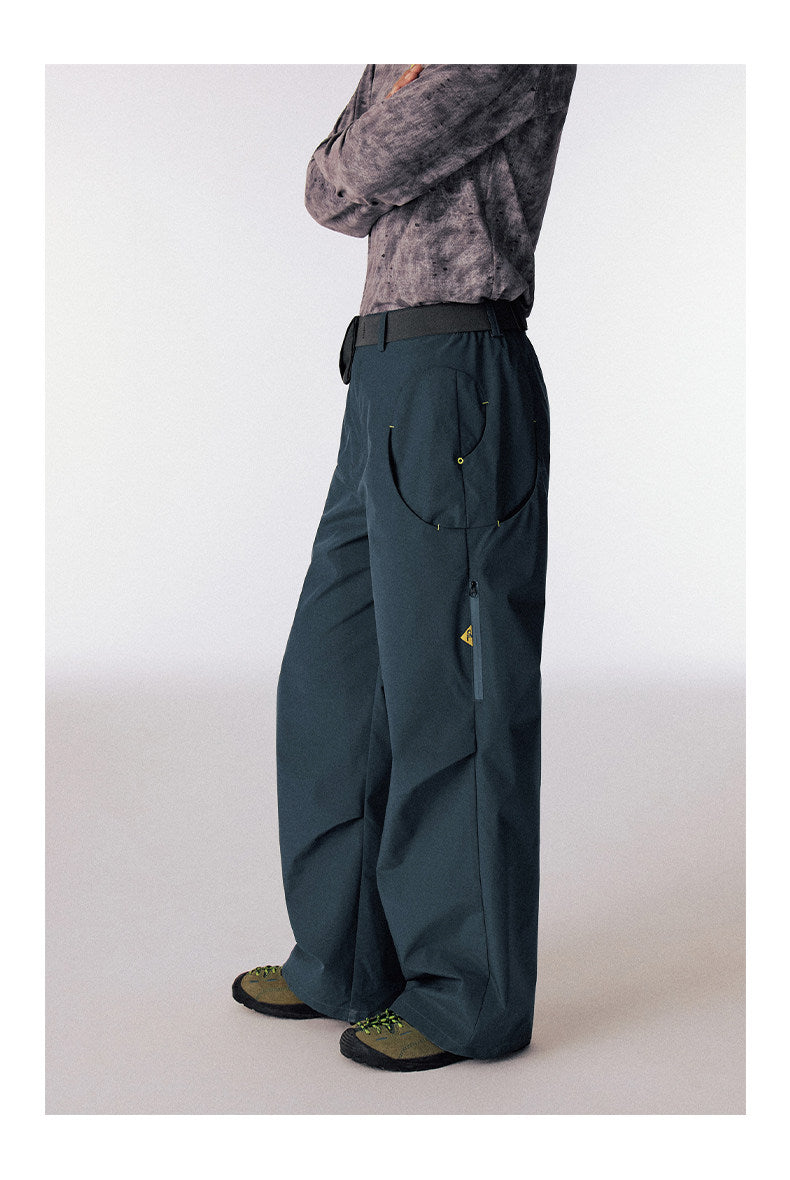 Swirl Pocket Casual Pants