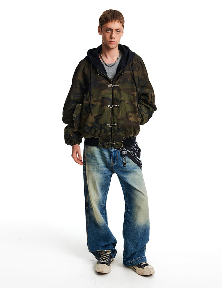 Camouflage Hooded Jacket