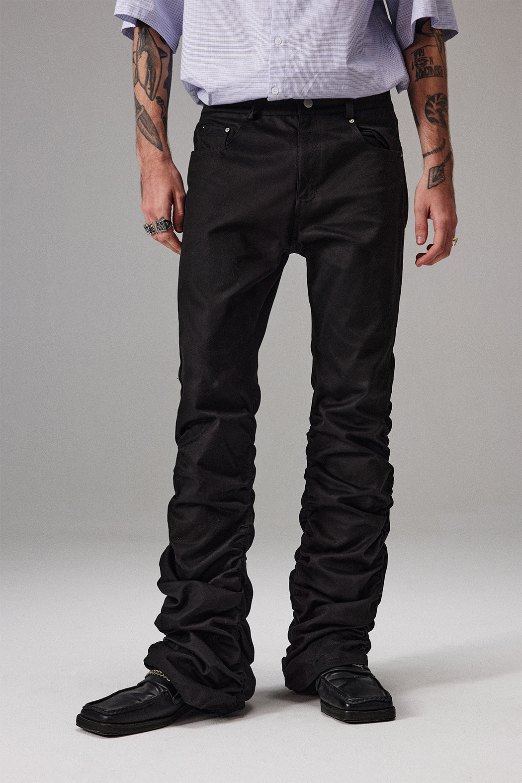 Pleated stack improved work pants and casual pants – ULTIMUS