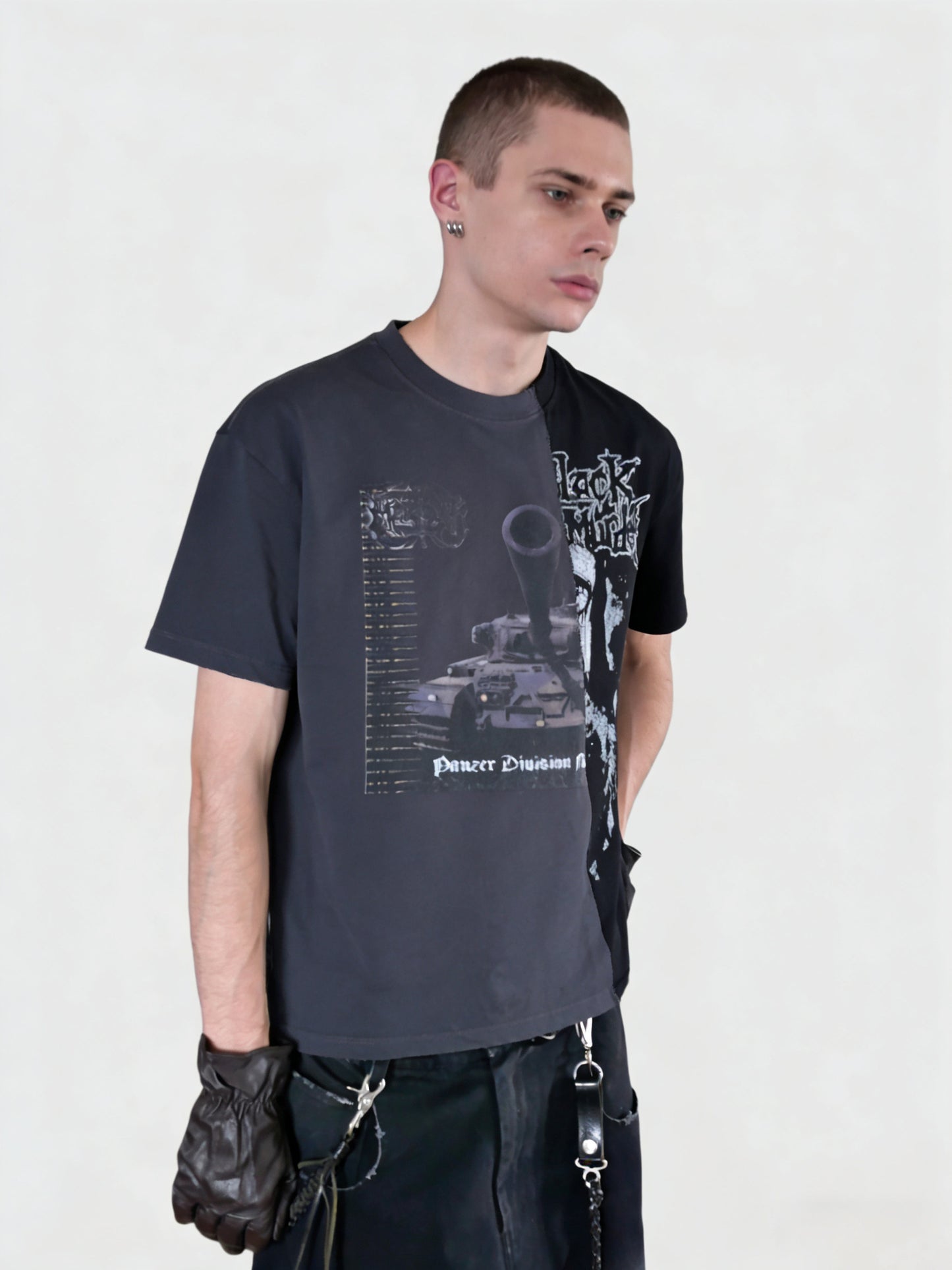 Patchwork Print T-Shirt