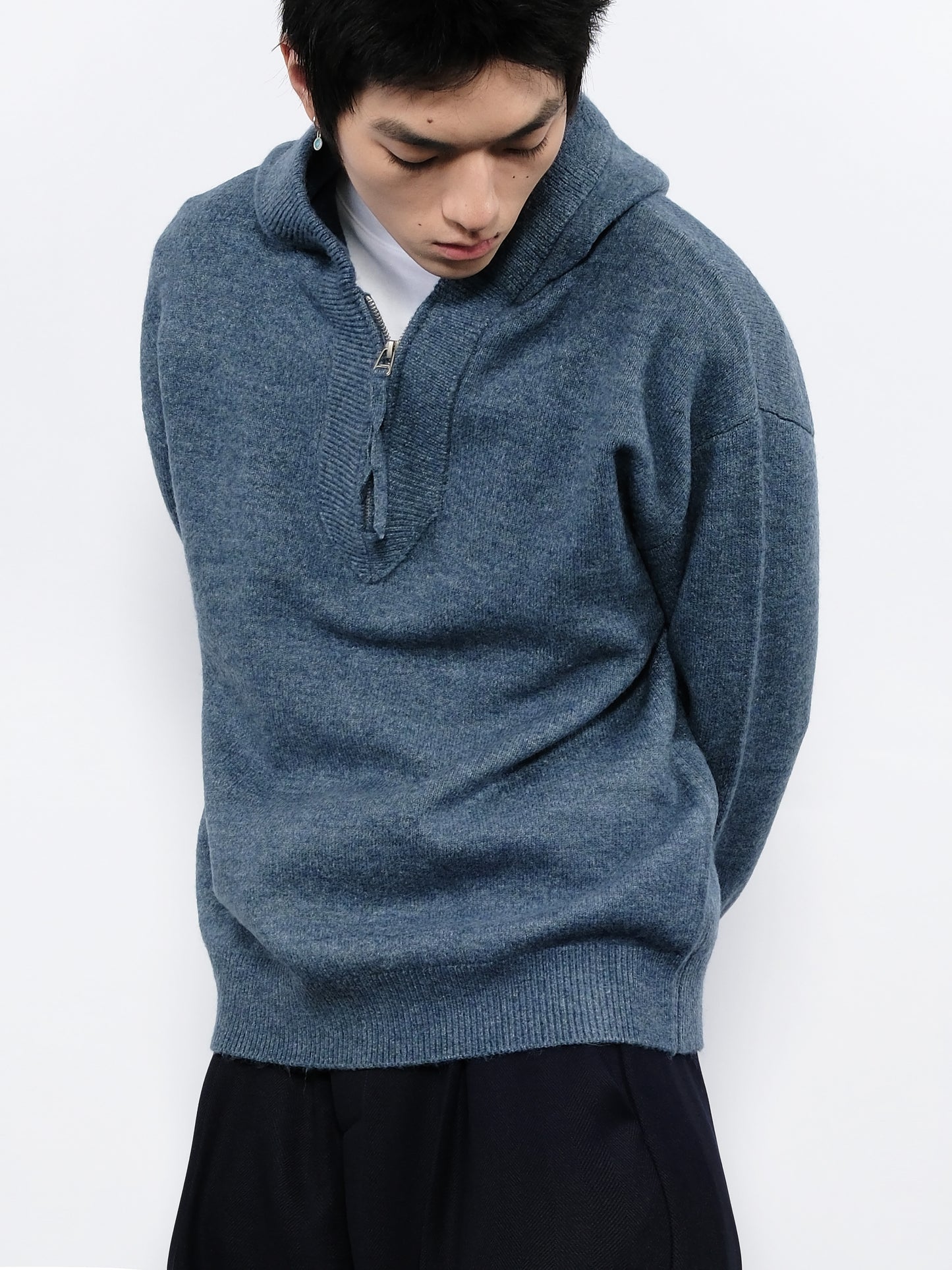 Hooded Pullover Sweater