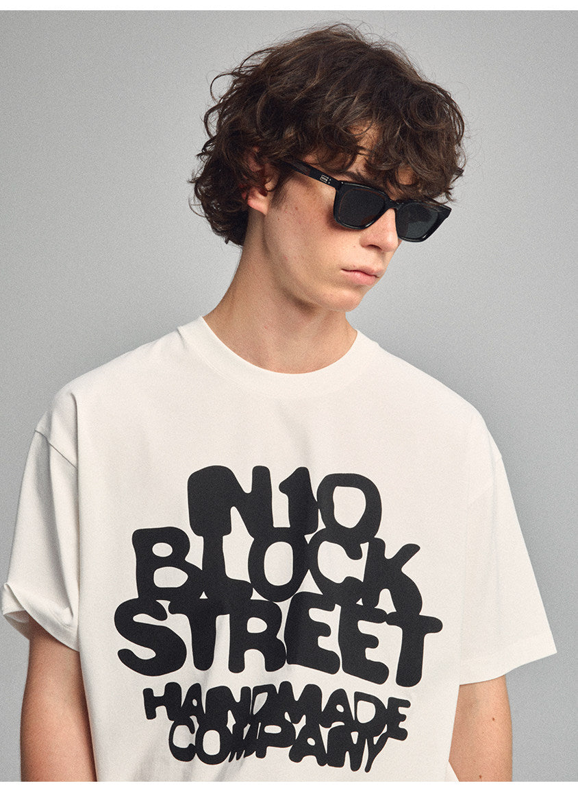 Cooling Water-Pulp Print T-Shirt