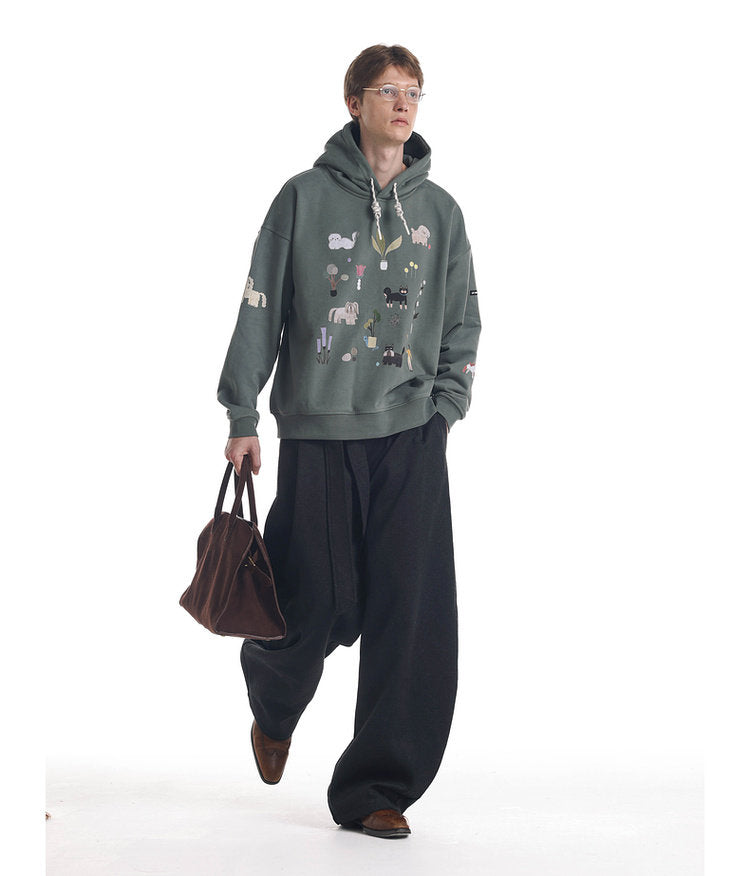 Drawstring Hooded Sweatshirt