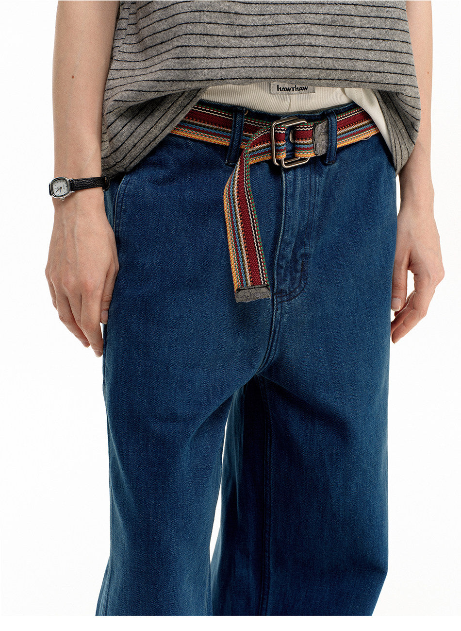 Heavyweight Wide Straight-Leg Jeans