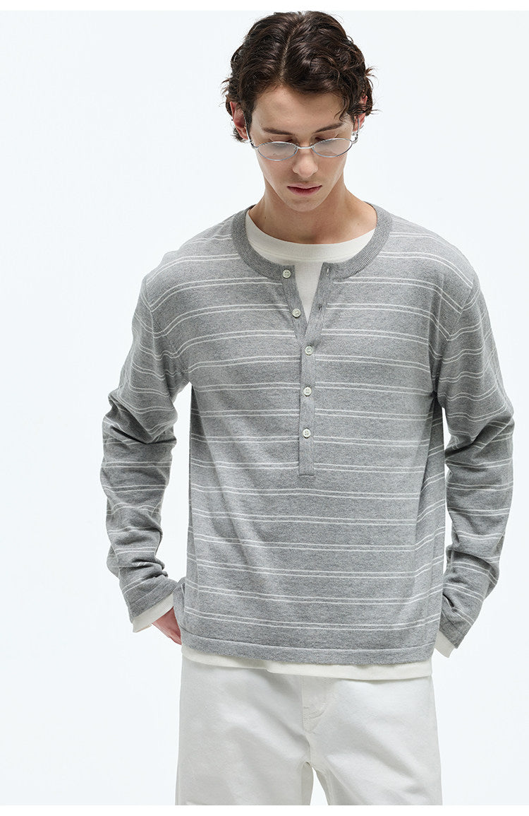 Natural Cotton Yarn T-Shirt