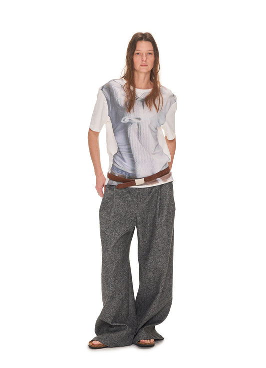 Loose-fit Casual Crew-Neck T-Shirt