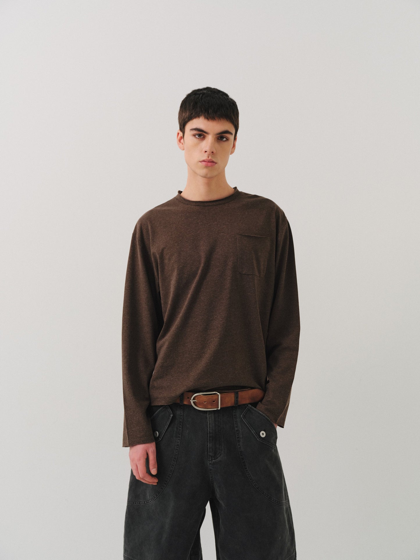 Rolled Hem All-Purpose T-Shirt