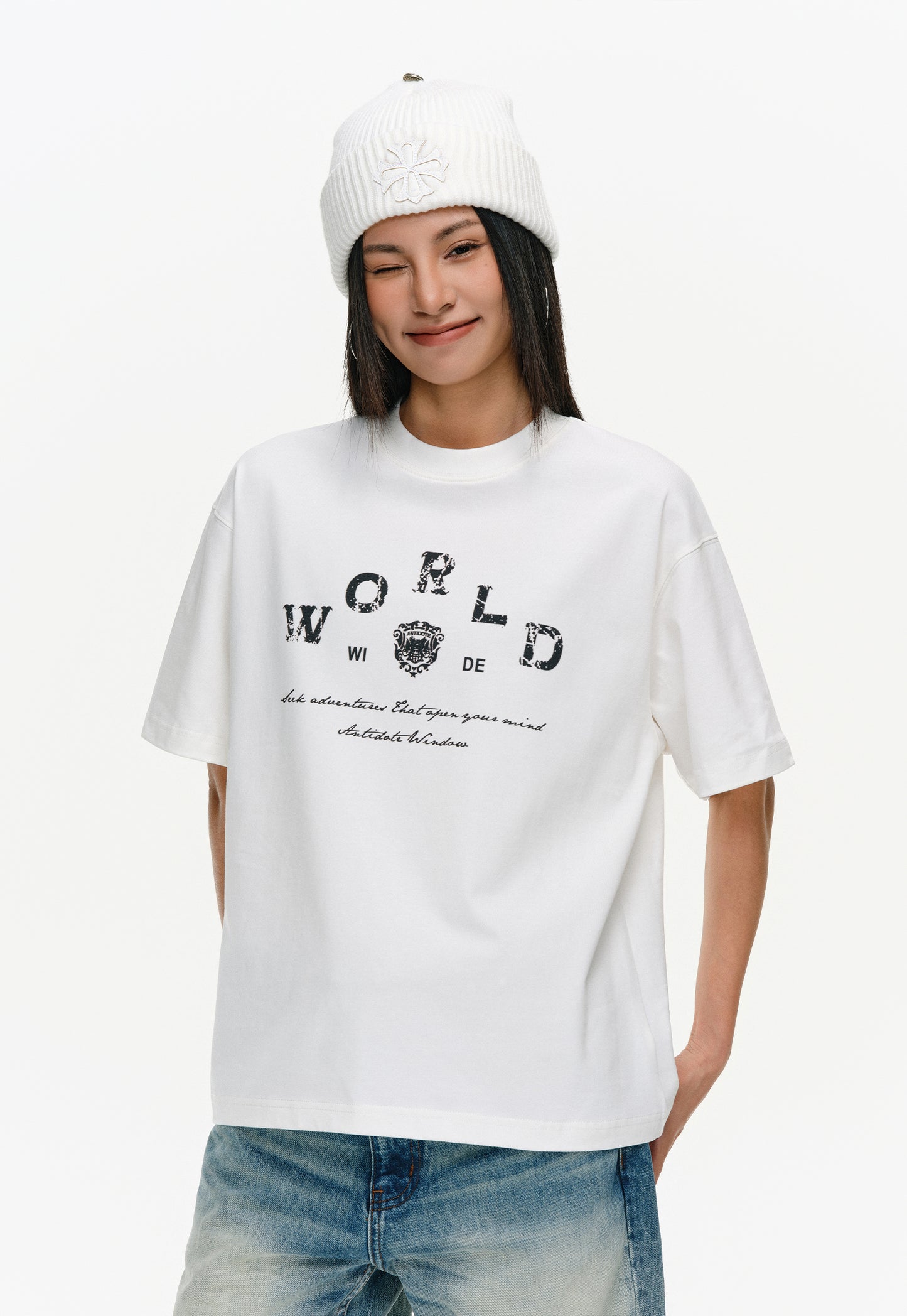 Sports Badge Print T-shirt