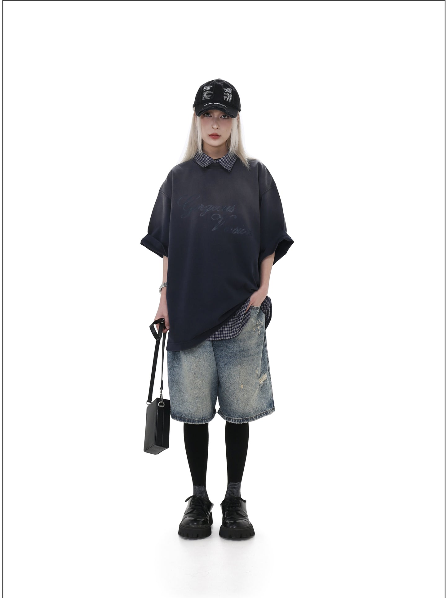 Loose-fitting straight shorts