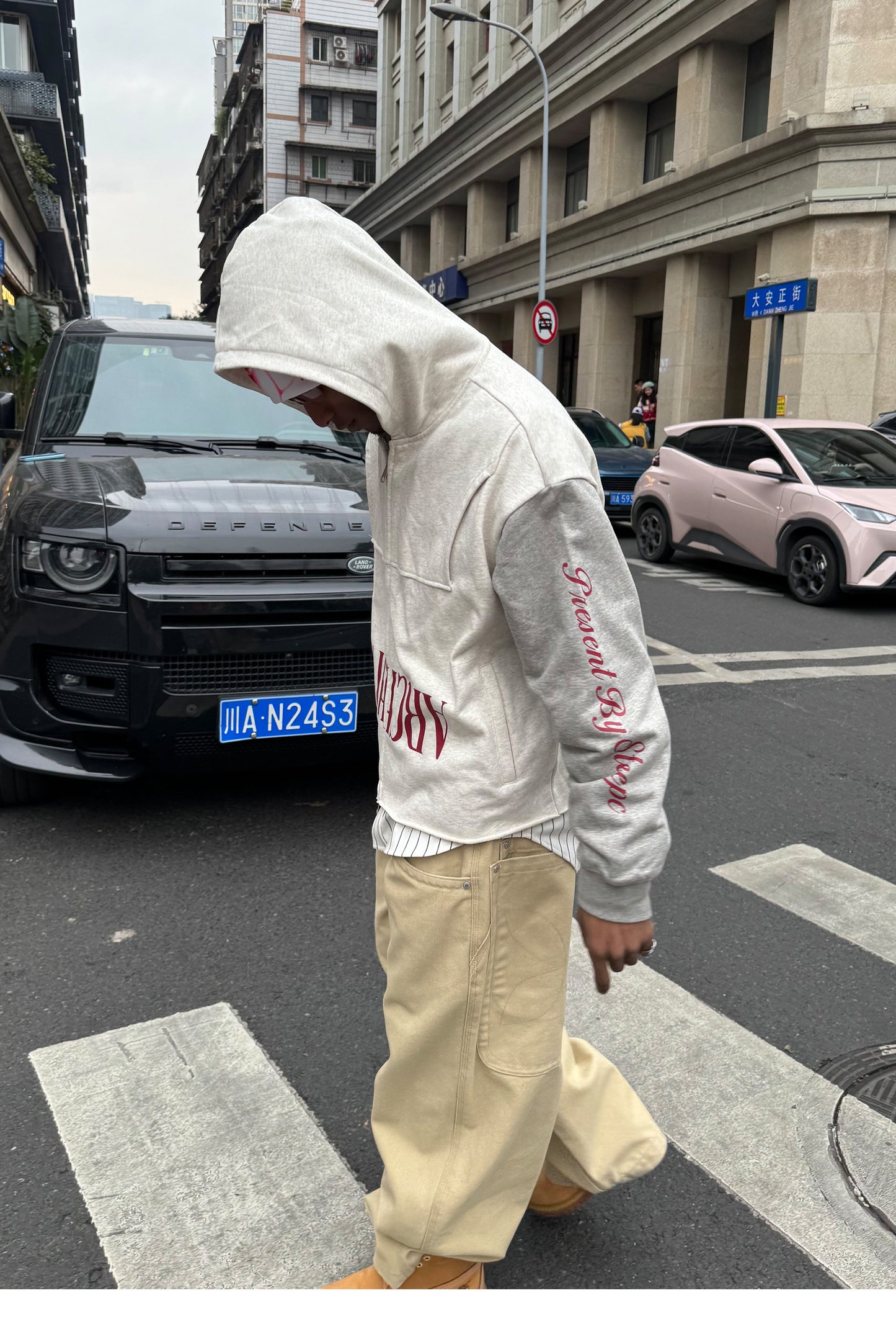 배기 캔버스 카고 팬츠