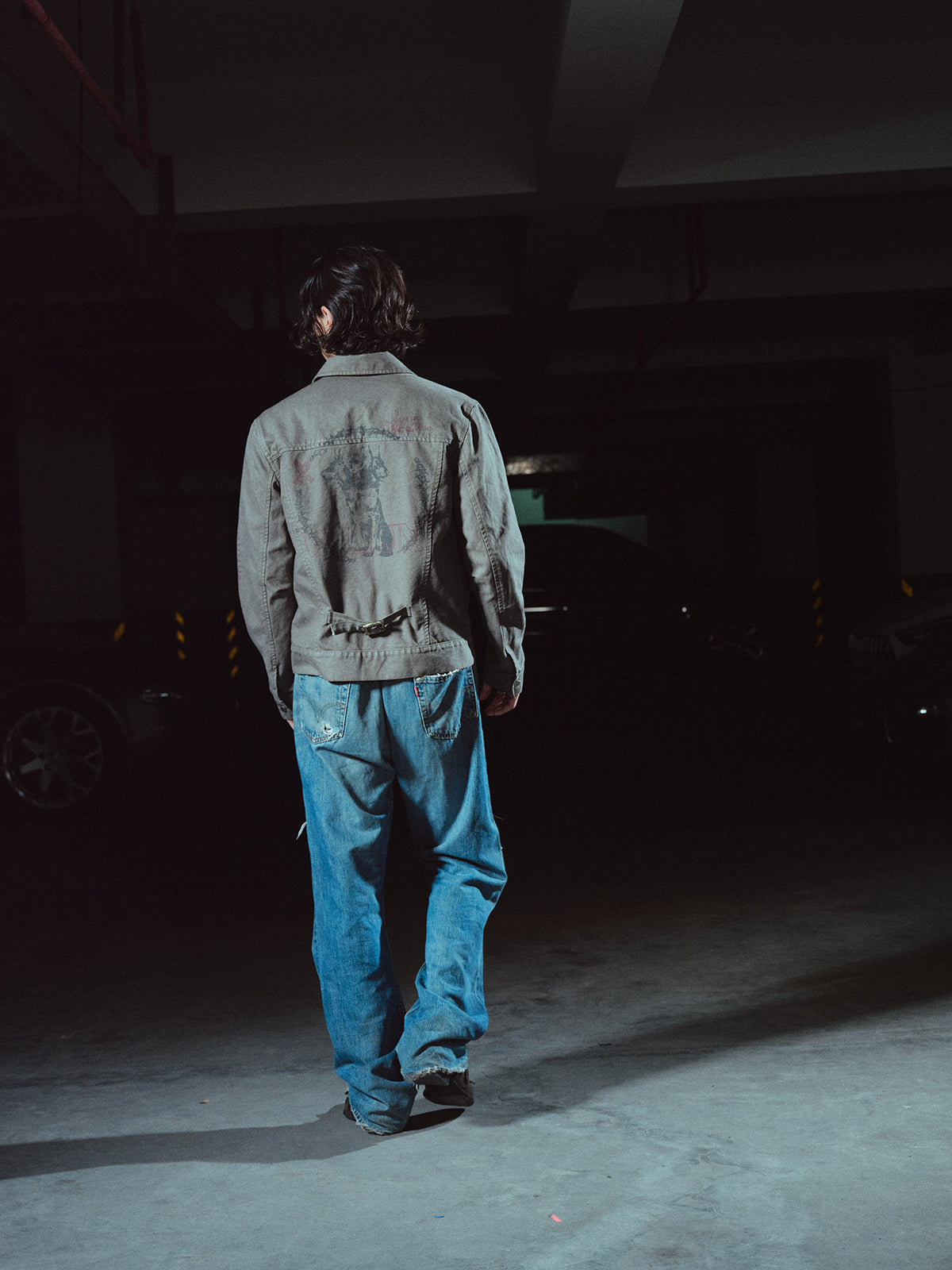 Printed Canvas Jacket