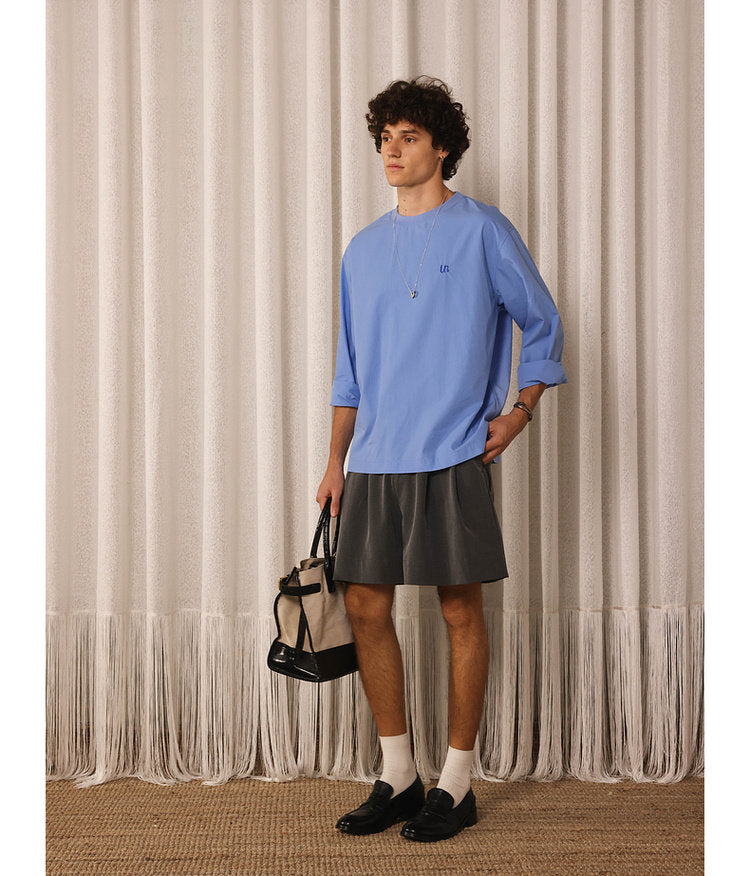 Embroidered Crew Neck T-Shirt