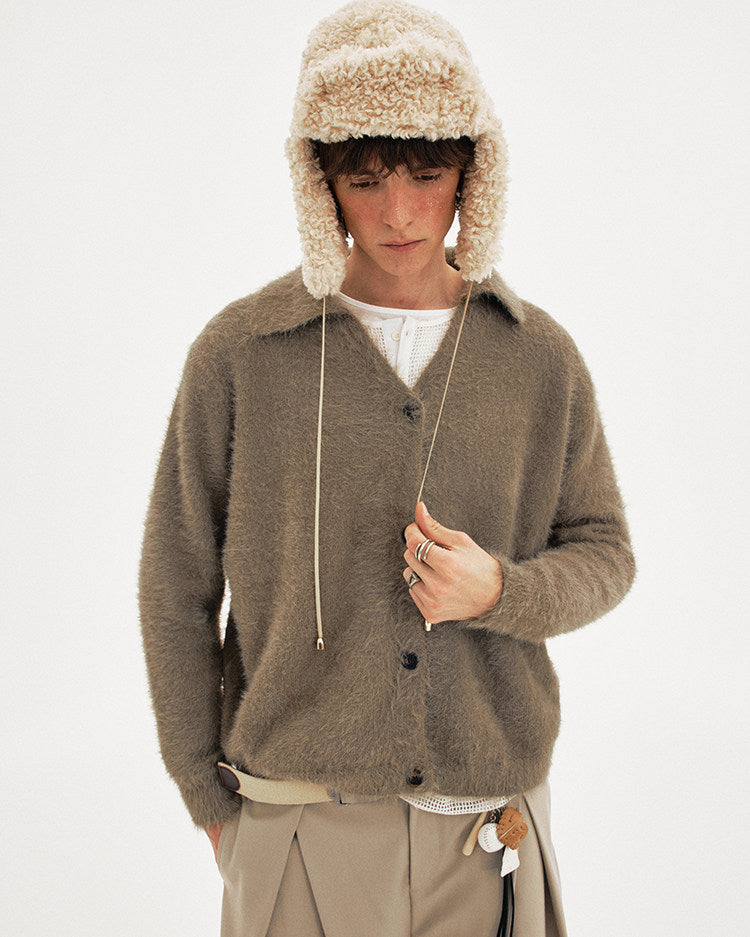 Relaxed Style Soft V-Neck Cardigan