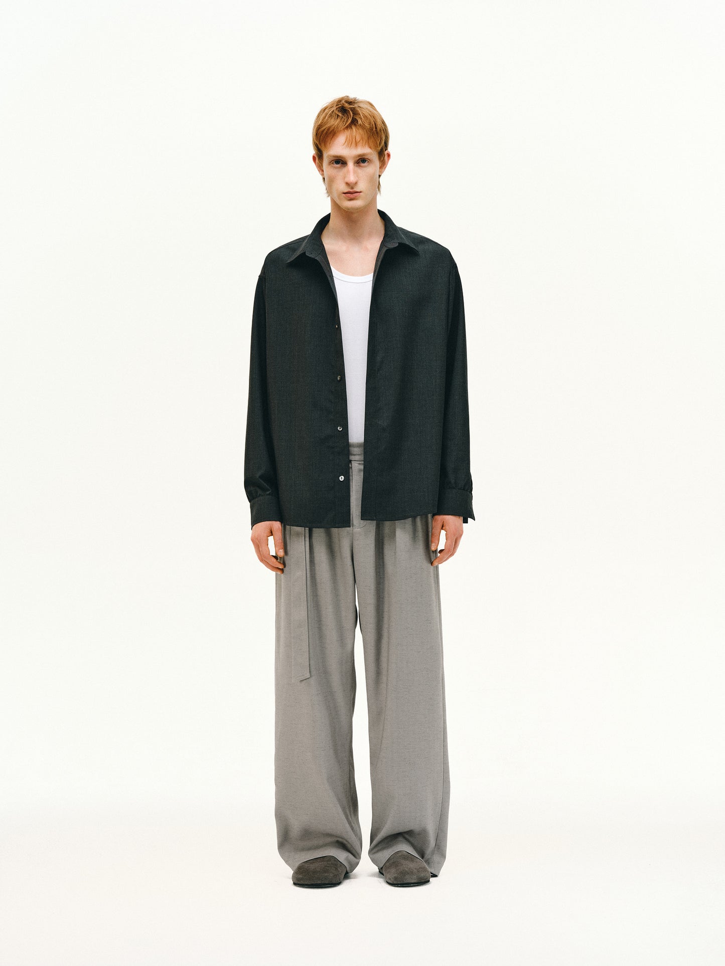 Wool Clean Fit Shirt