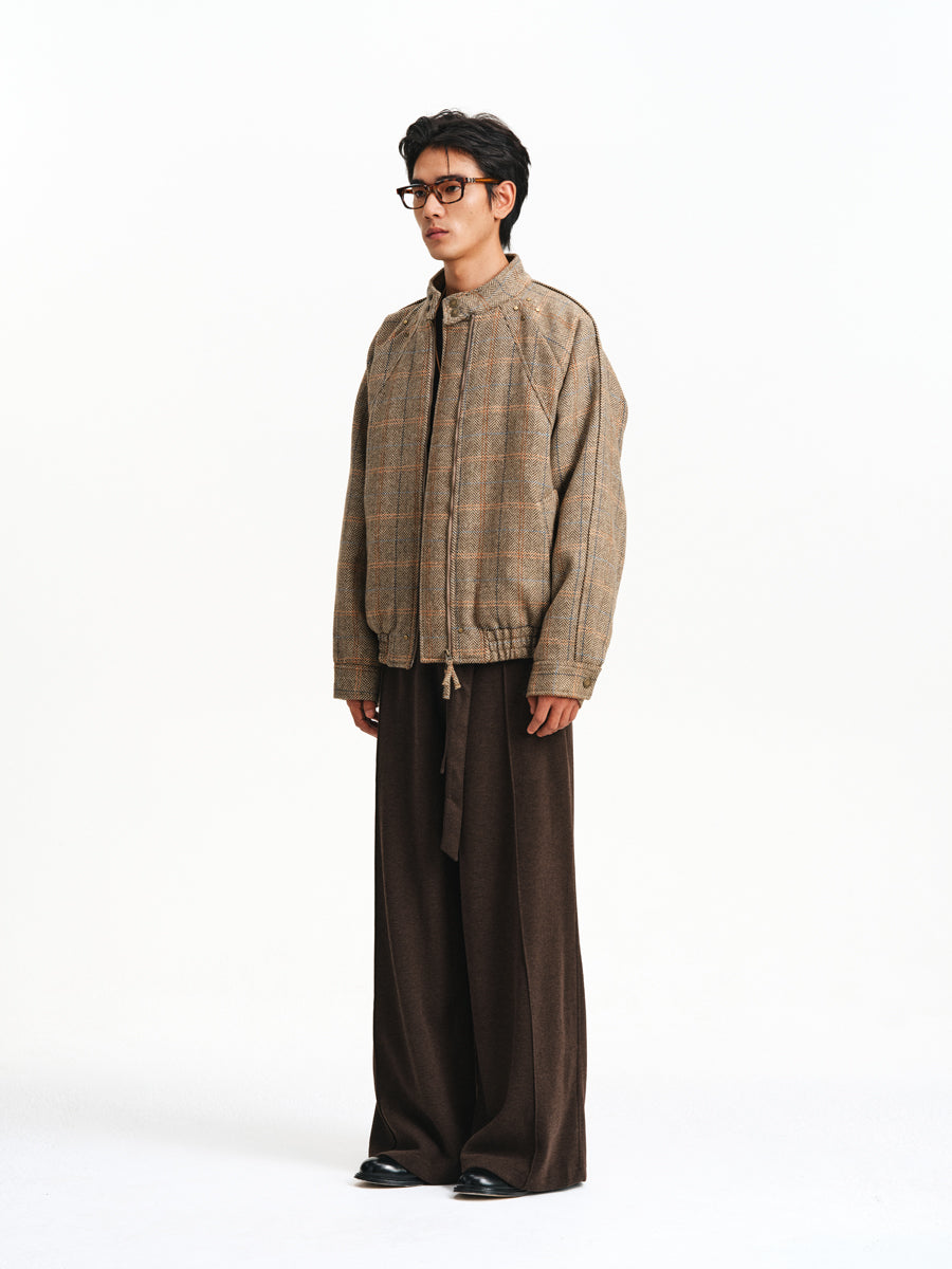 Belted Wide-Leg Pants