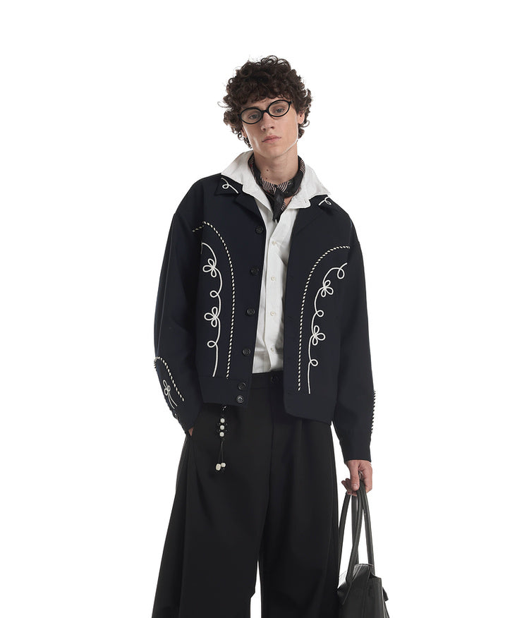 Western Cuban Collar Jacket