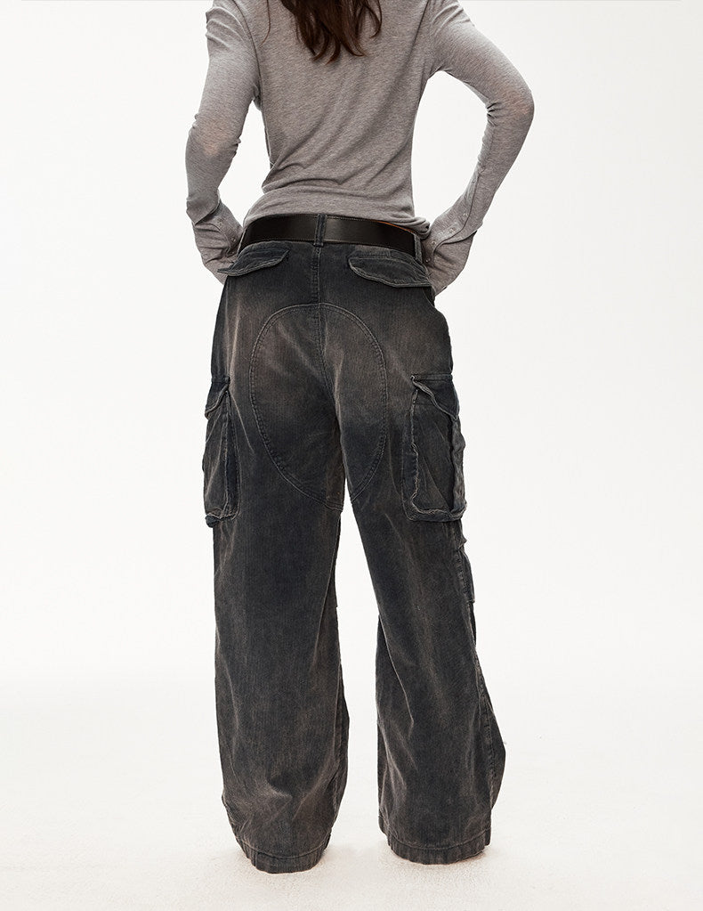 Corduroy Washed Work Pants