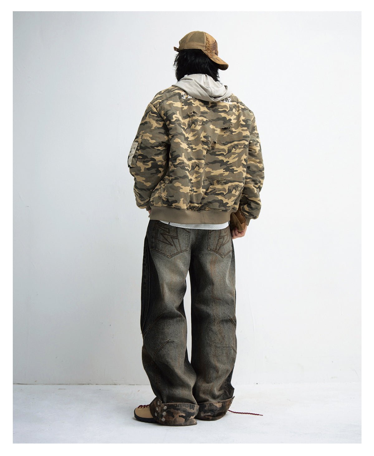 Camouflage thick cotton jacket