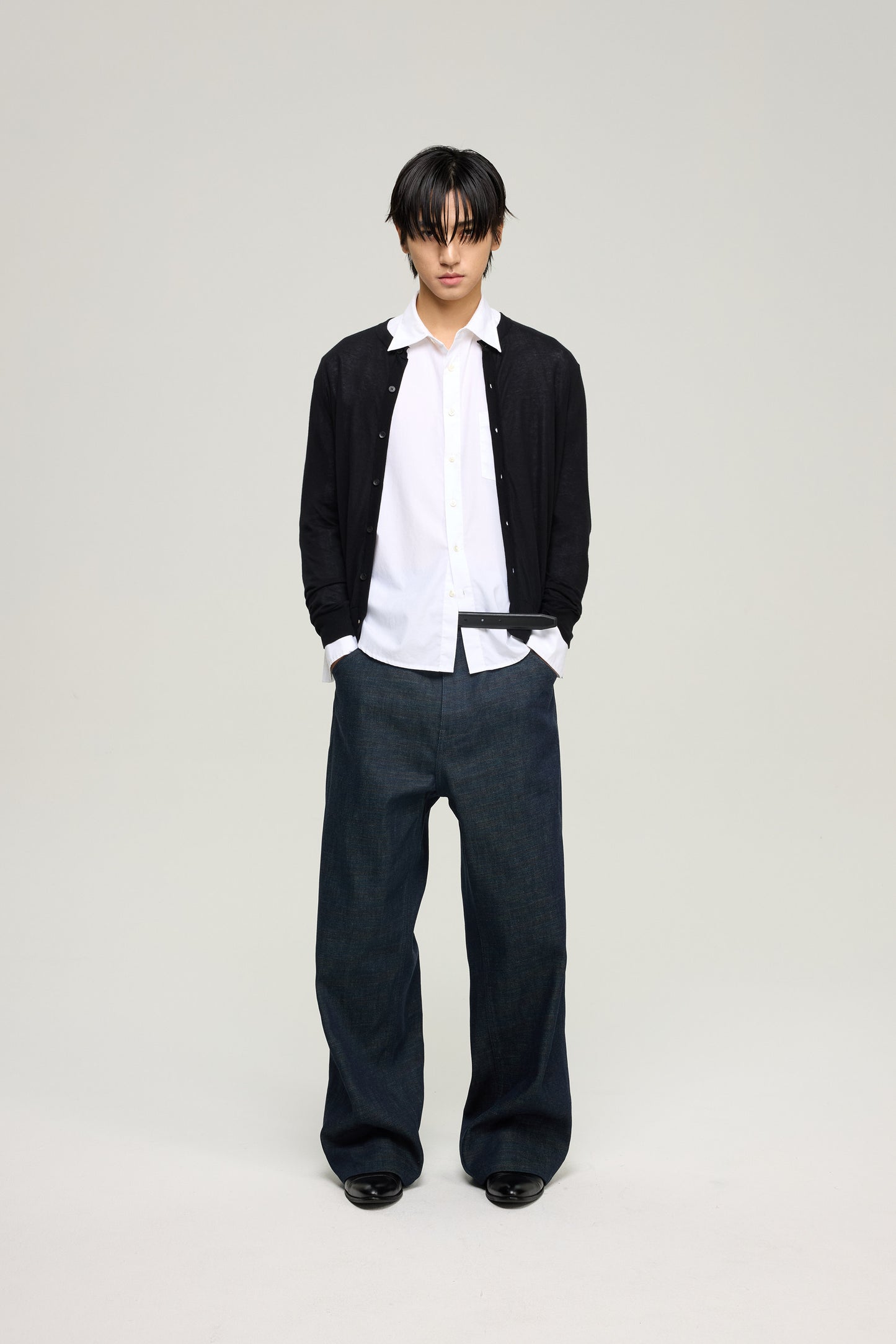 Moire Raw Denim Jeans