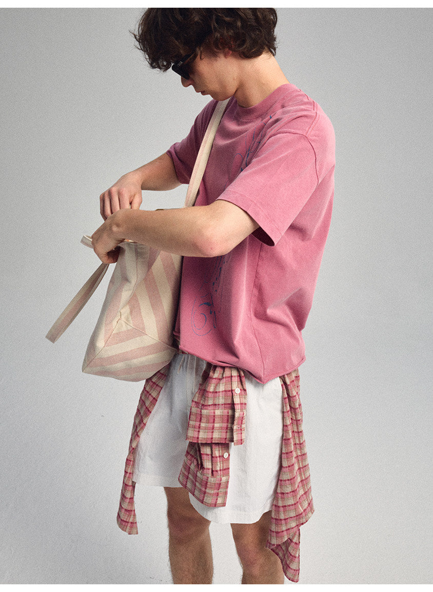 Double-Handle Beach Tote Bag