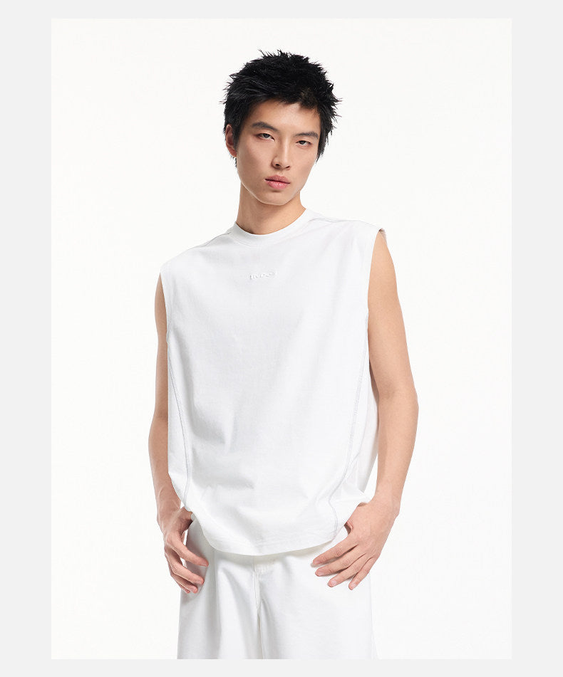 Functional Sports Style Sleeveless Top