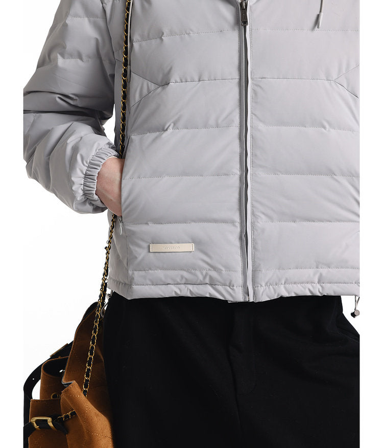 V-Shaped Lightweight Down Jacket