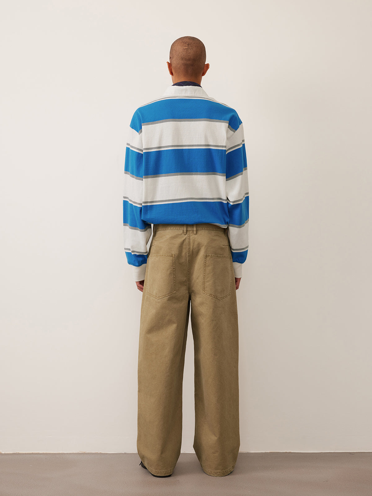 Single Pleated Loose Casual Pants