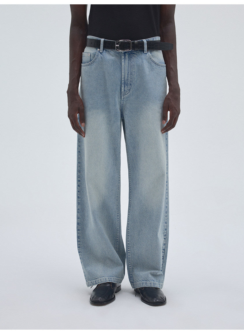 Vintage-Wash Fit Jeans