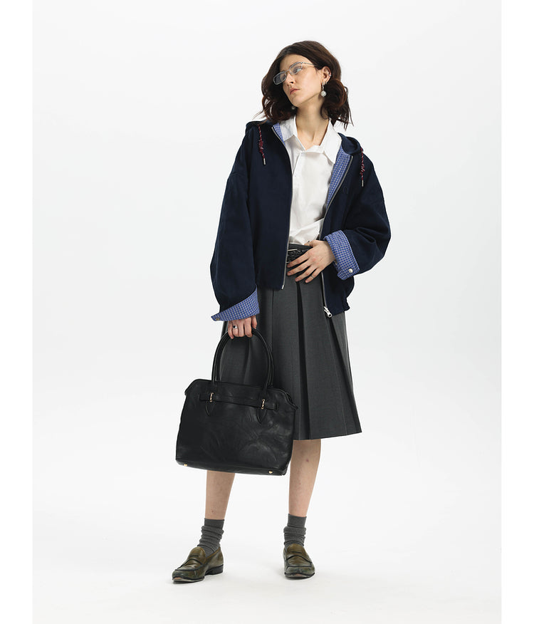 Reversible Checked Jacket