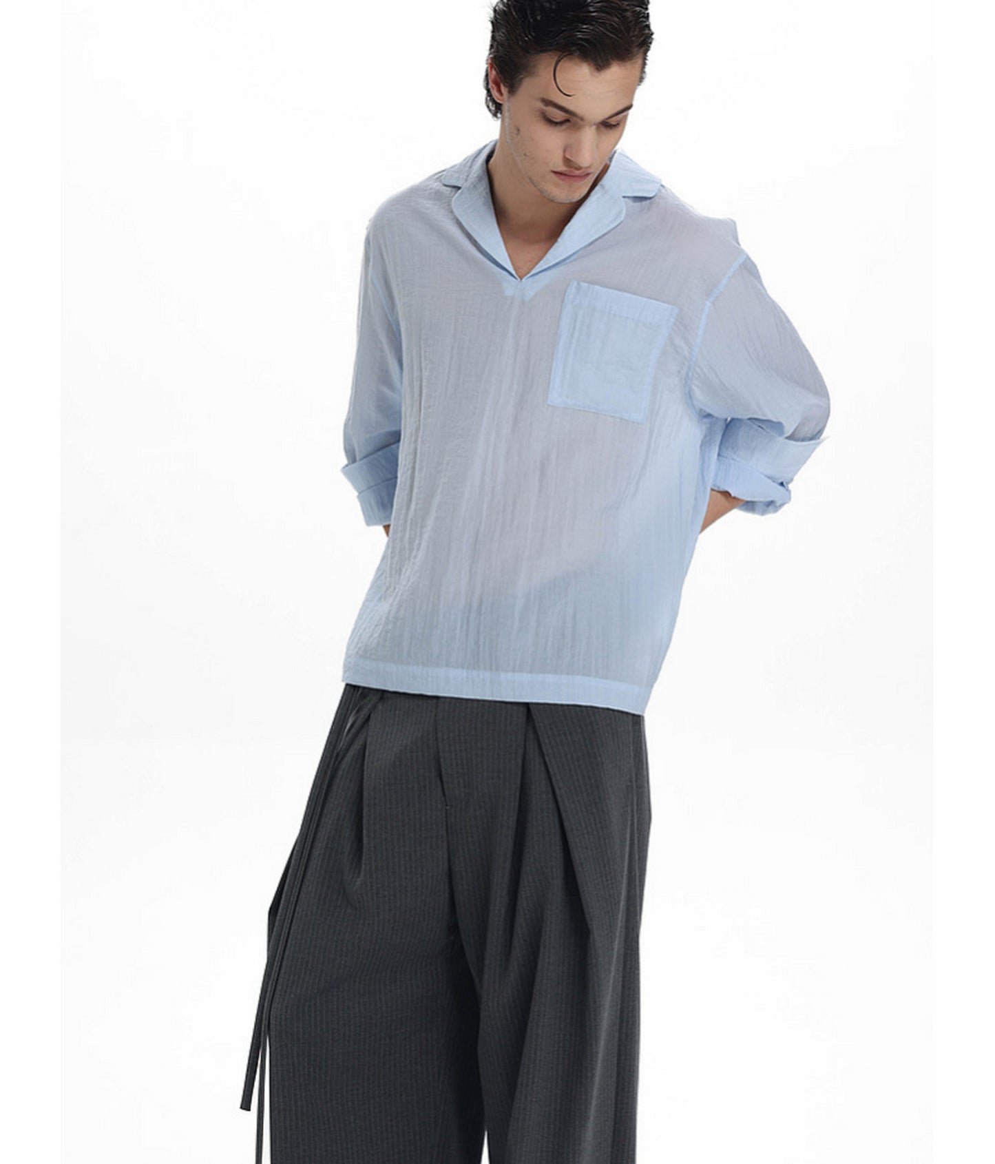 Cuban-Style Pullover Shirt