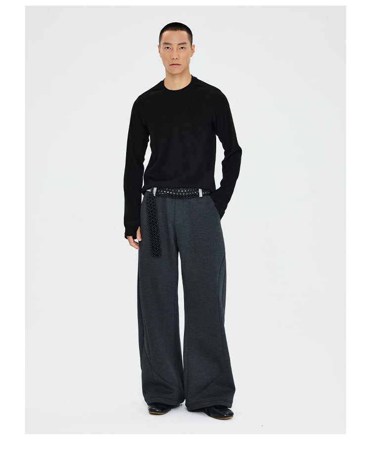Color Block Oversized Sweatpants