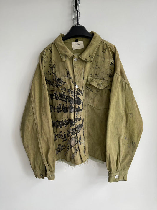 Handmade customized denim jacket