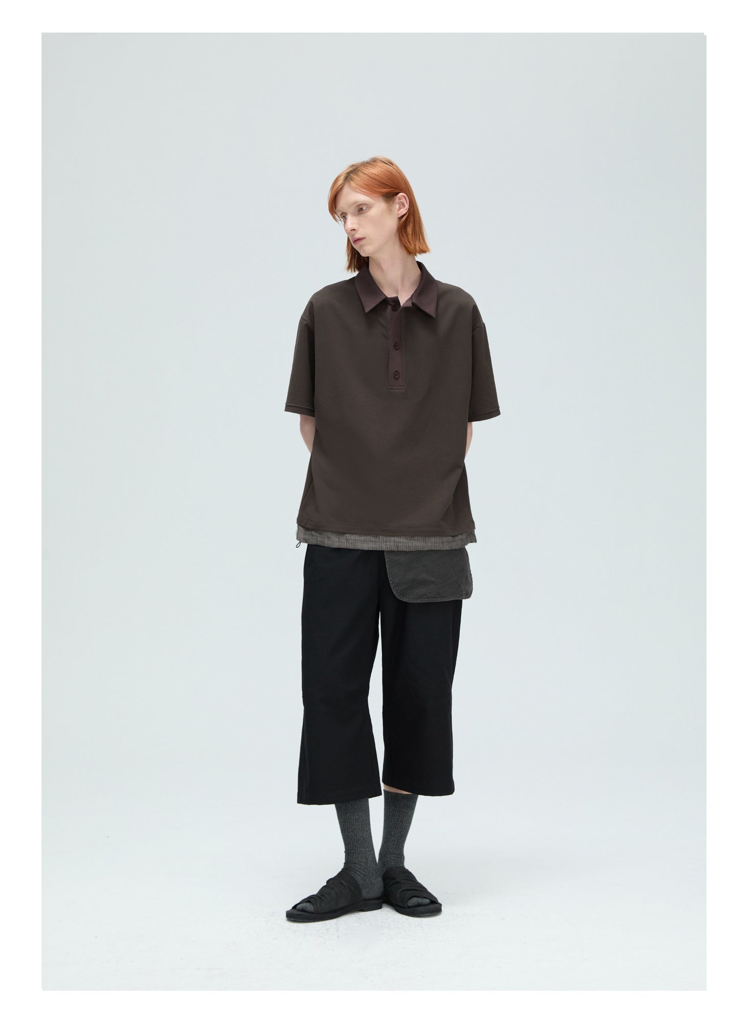 Faux Two-Piece Polo Shirt