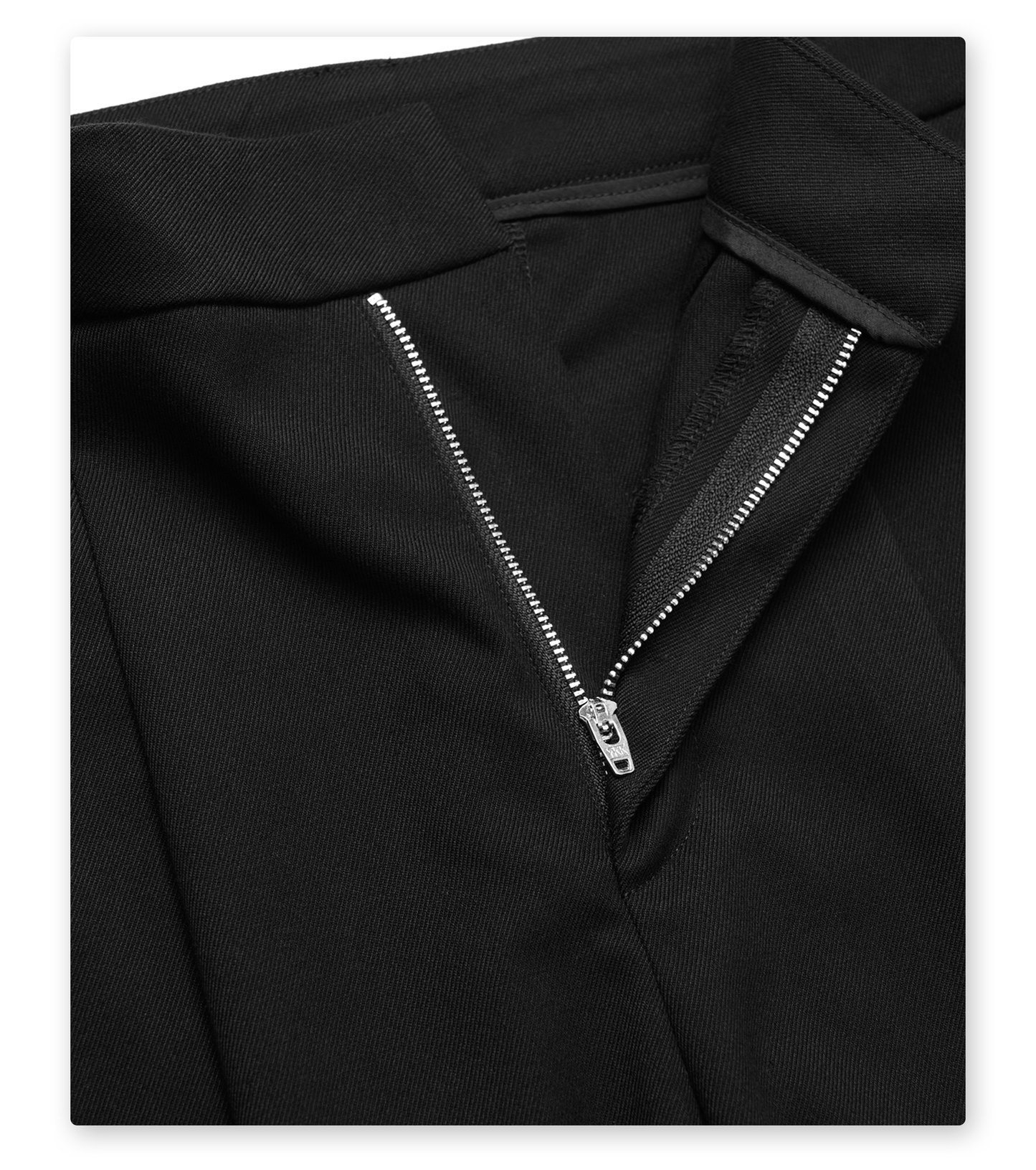 Wool Blend Wide-Leg Pants