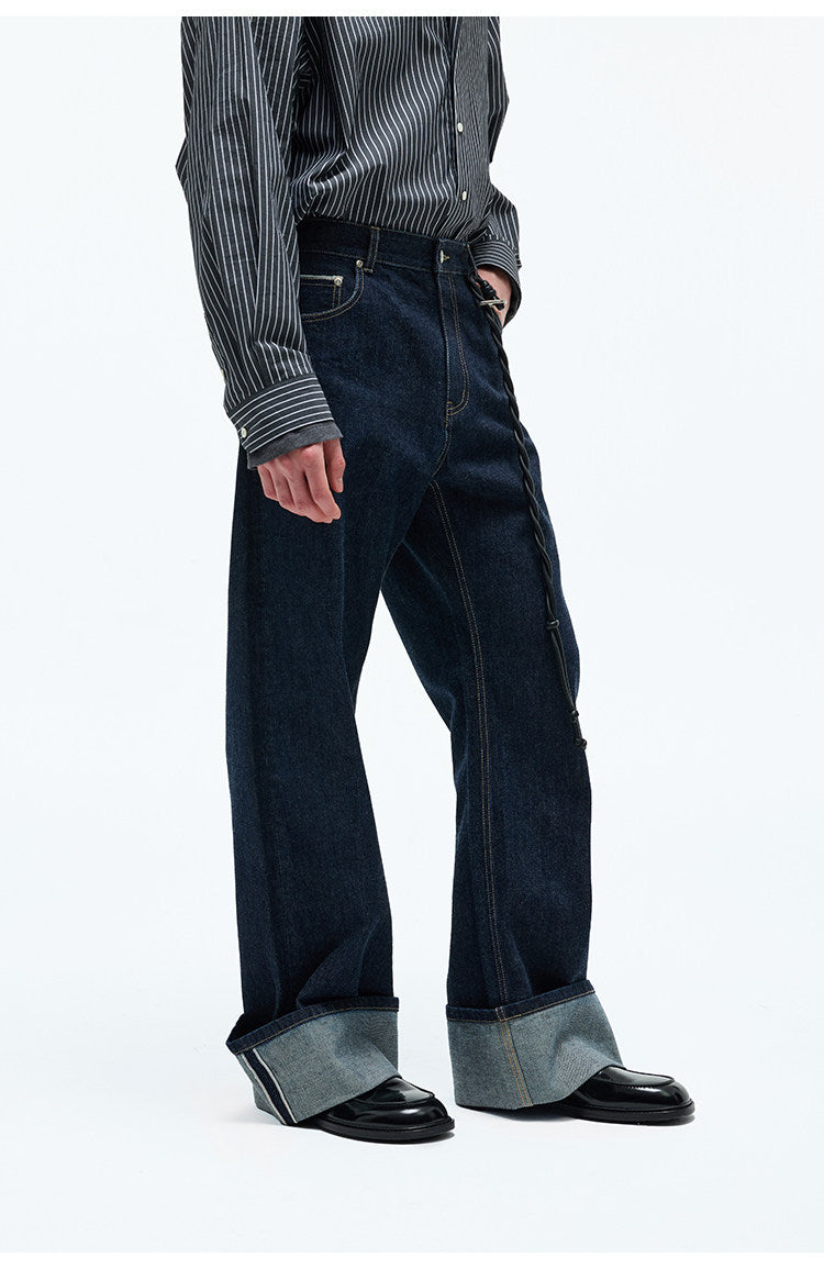 High-Twist Narrow-Width Jeans