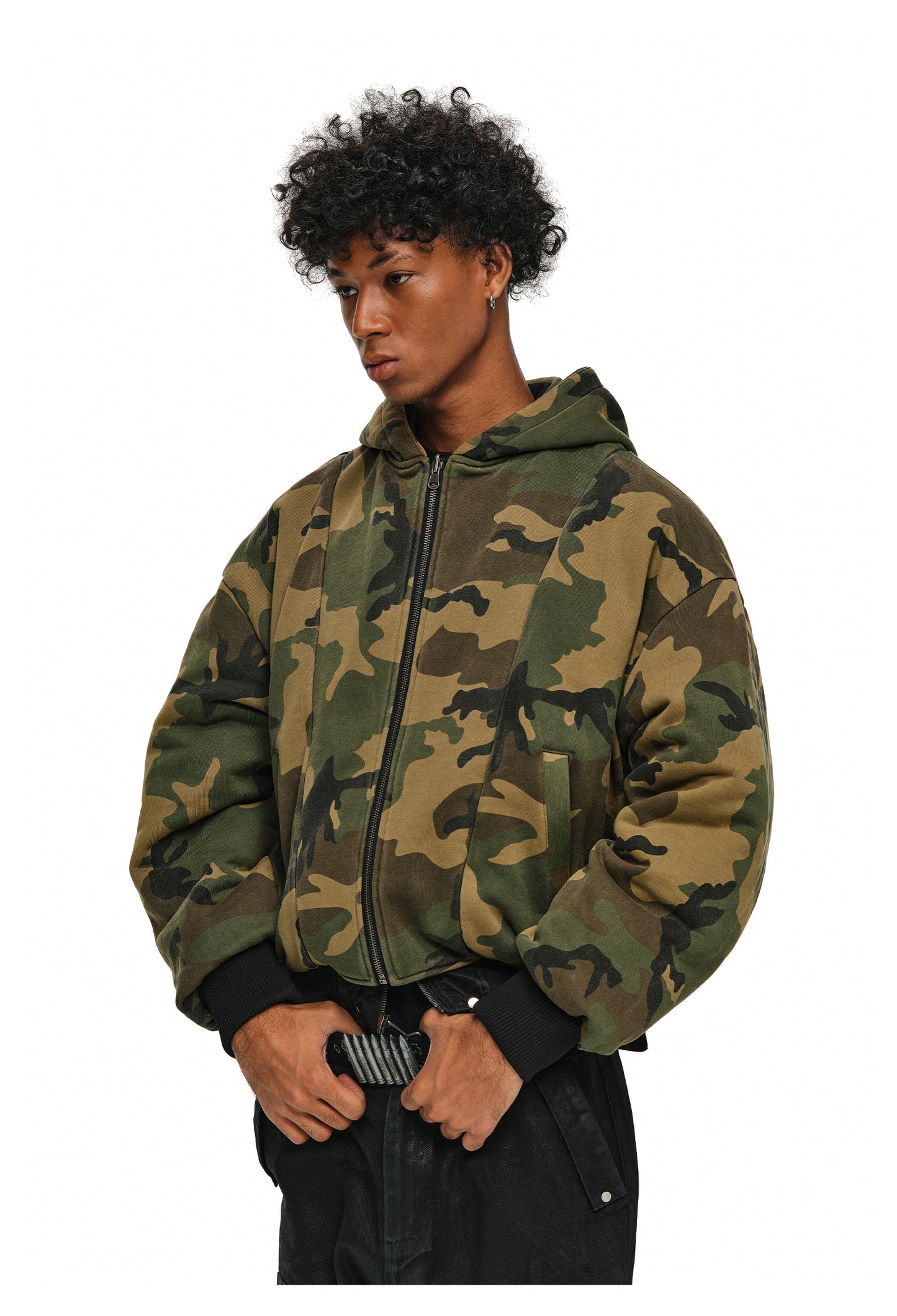 Fake Two-Piece Flight Jacket