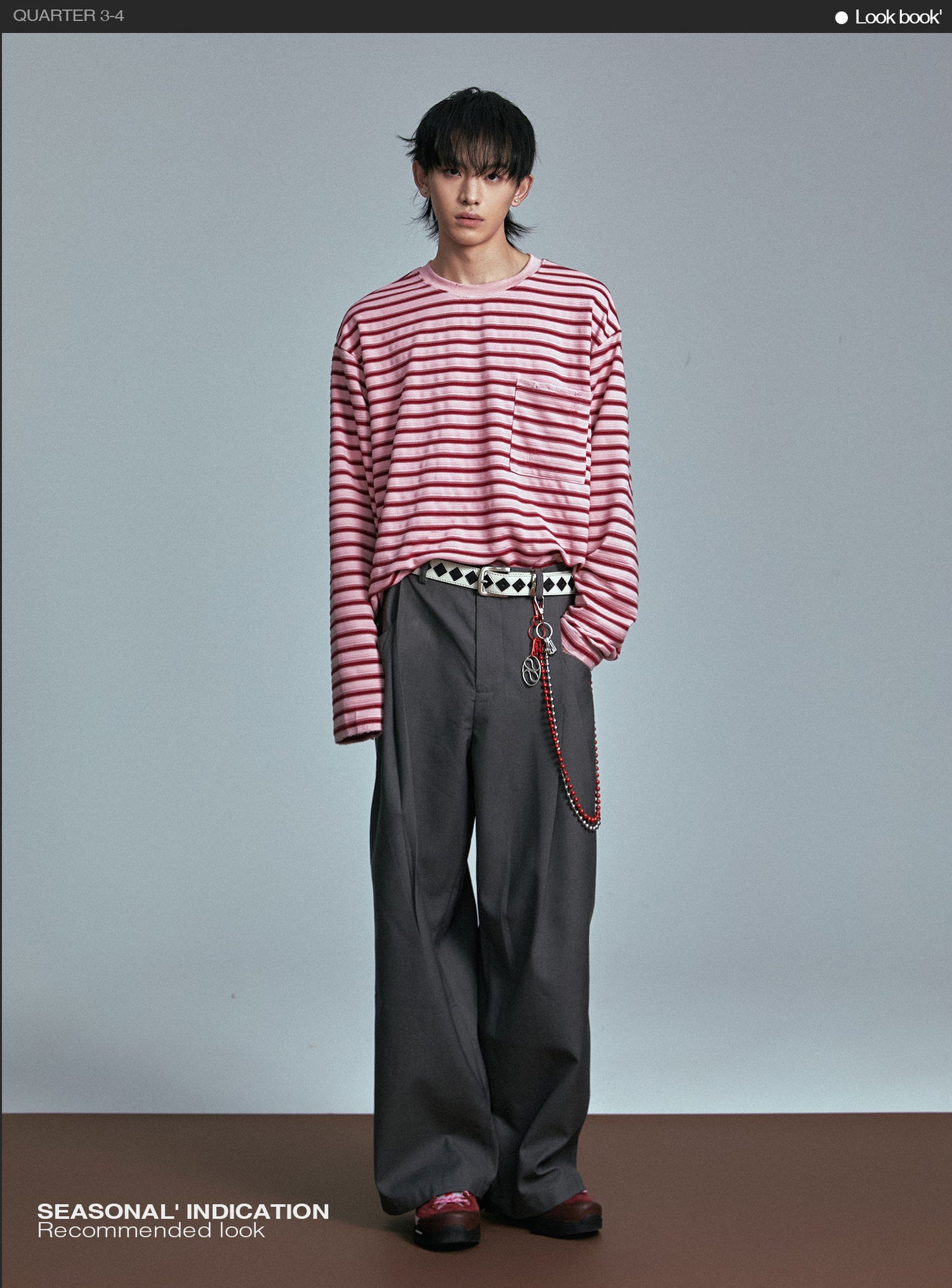Casual Pleated Pants