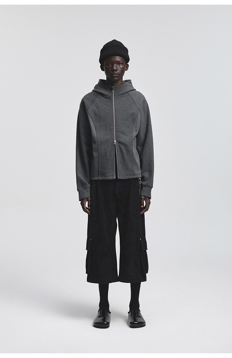 Raglan Sleeve Hooded Sweatshirt