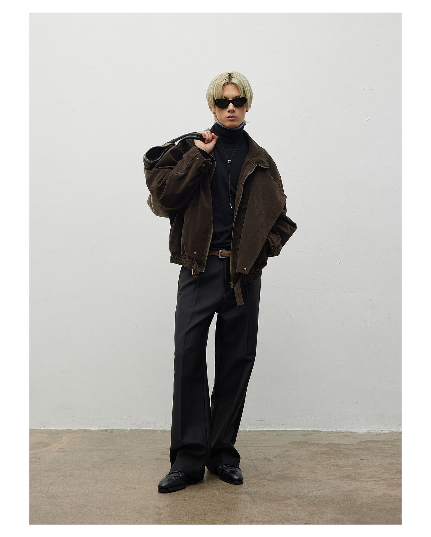 Draping for Leg-Lengthening Effect Casual Pants