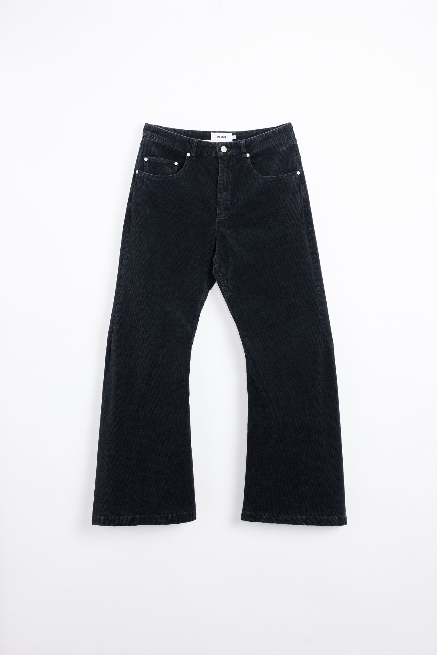 Wash-Finish Corduroy Flare Pants