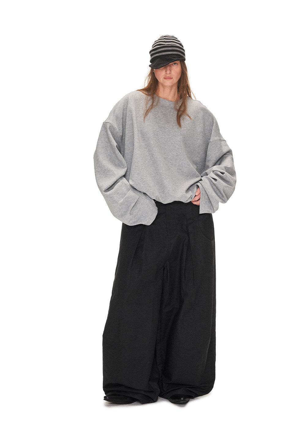 Pullover Crew-Neck Sweatshirt