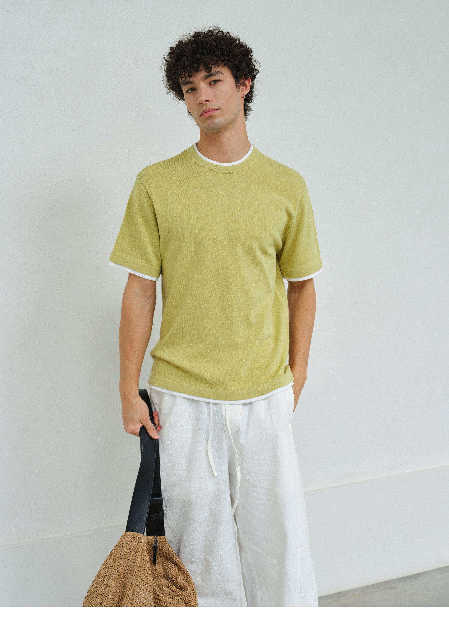 Fake Two-Piece Unisex T-Shirt