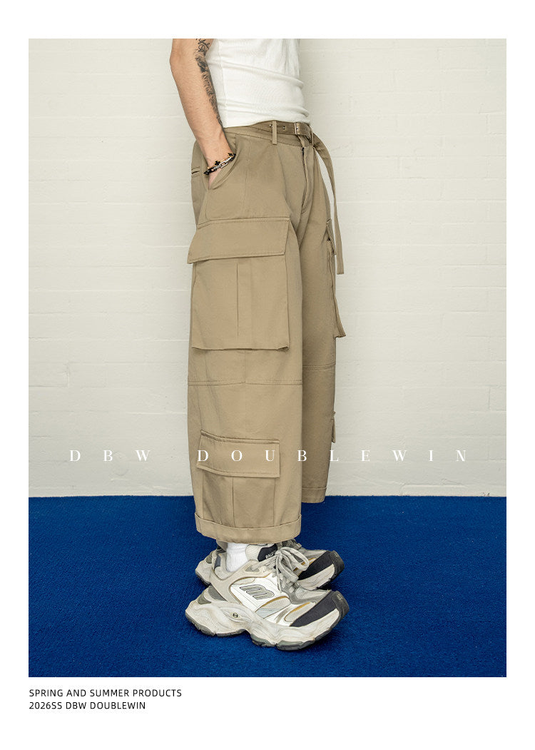 3D Silhouette Scimitar Cargo Pants