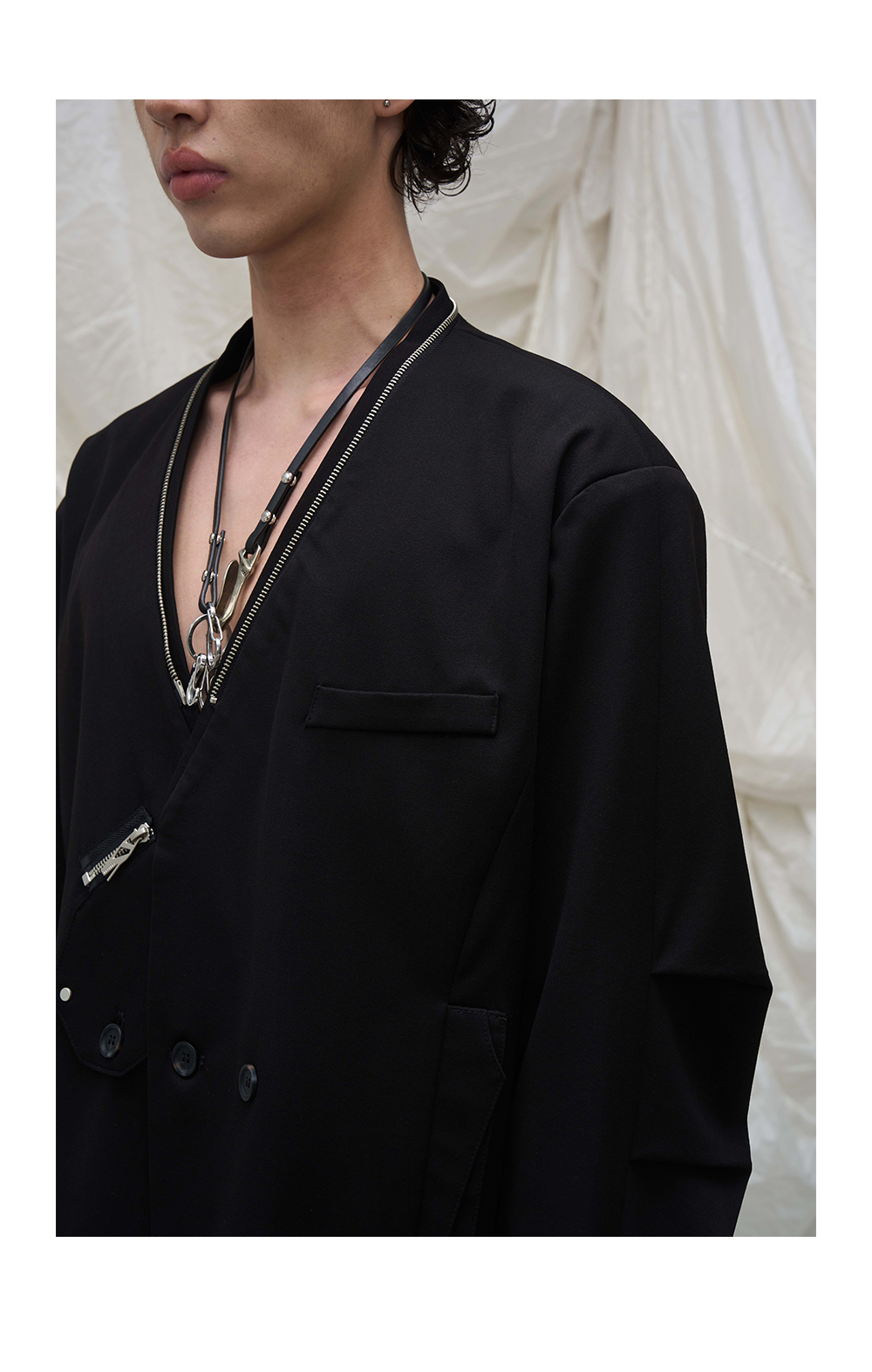 Cowhide Rope Necklace